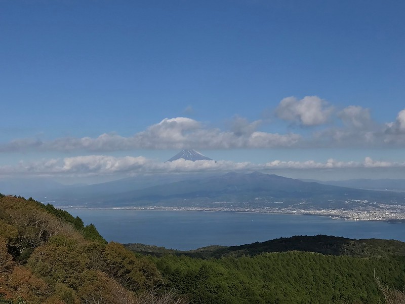 Mt. Fuji from the Rest House observation deck.