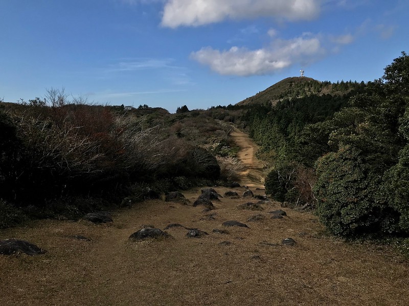 Part of the hiking trail up to Mt. Kinkan.