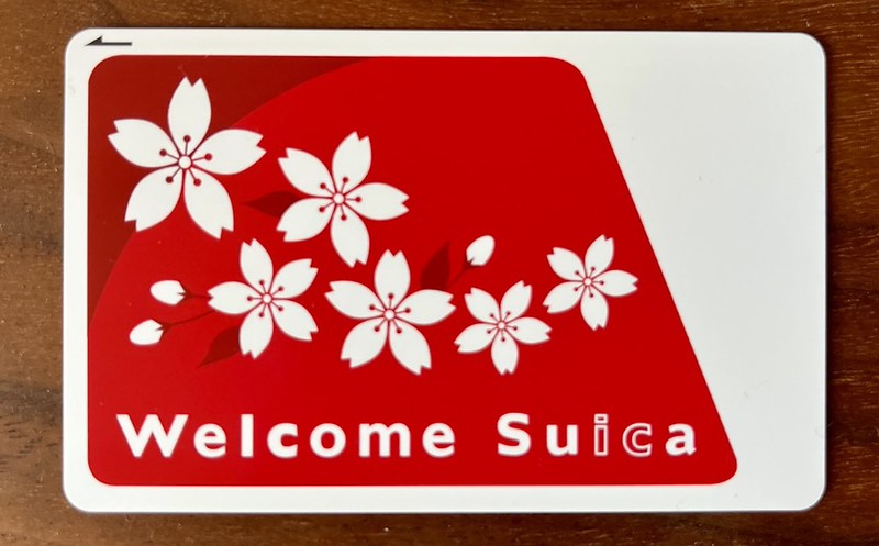 Example of a Japanese Welcome Suica IC card Example of a Japanese Welcome Suica IC card