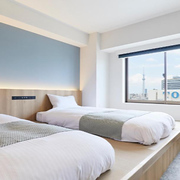 The Tourist Hotel guest room